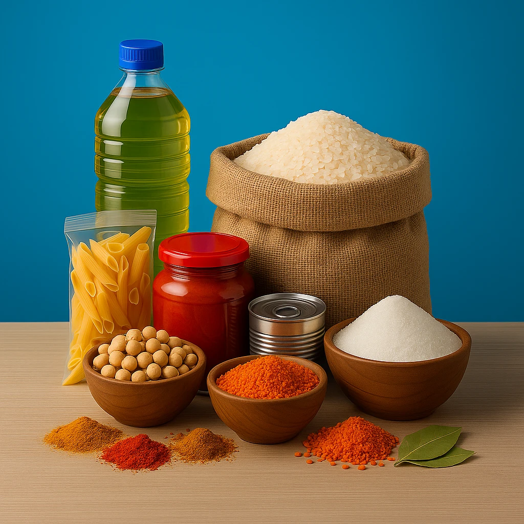 مواد غذایی خشک و اساسی